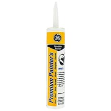 GE Lighting GE5091 Silicone II White Paintable Sealant, 10.1-Ounce Cartridge