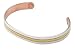 Sabona Silver/Gold Classic Duet Copper Magnetic Bracelet, Size S