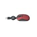 Gear Head Optical Retractable USB Mobile Mouse, Red/Black (MP1750RED)