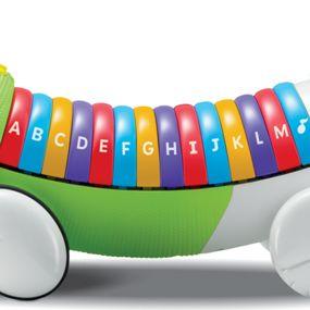 Press letter buttons to hear letter names, letter sounds and words that begin with the letter.