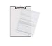 Baumgartens Double-Panel Letter-size See-Thru Clipboard