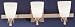 LAMPS BEAUTIFUL Contemporary Lamps, Three Light Vanity by Kichler--Excellent Customer Service--See our Feedback