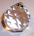 40mm 1- 1.2" Crystal Ball 30% Lead Suncatcher