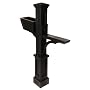 Mayne 5830-BK Westbrook Plus Mailbox Post, Black