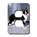 Dogs Border Collie - Border Collie - Light Switch Covers - 2 plug outlet cover