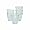 Duralex Picardie 3-3/4-Ounce Clear Tumbler, Set of 6