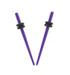 Acrylic Neon Taper - Purple - 14G - Sold as a Pair