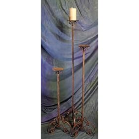 Floor Candlesticks by Cross