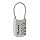 Master Lock 4688DSLV TSA Accepted Cable Luggage Lock, Silver