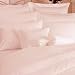 Pillow Case Set 600TC 100% Solid Sateen Egyptian Cotton Queen/Standard Size Palepink