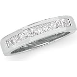14K Platinum Diamond Band - 0.75 Ct.