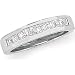 14K Platinum Diamond Band - 0.75 Ct.