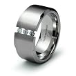 Stainless Steel Ring with CZ (Sizes9-13)