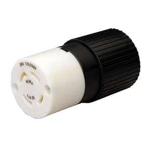 Reliance Controls L1430C L14-30C 30 Amp Generator Power Cord Connector For Up To 7,500 Watt... by