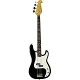 AB 43 Electric Bass Guitar with 10 Watt Amp Combo - Silver