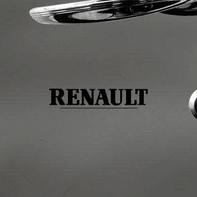 Die Cut Black Auto Sticker Decal Notebook Wall Helmet Art Window Car Car Decor Renault Macbook Adhesive Vinyl Bike Wall Art Decoration