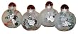 Chinese Four Seasons cranes glass snuff bottles - reverse painted