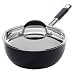Kitchen & Housewares : Farberware Millennium Navy Soft Touch 3-qt. Covered Saucier