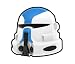 White 501st Airborne Helmet - LEGO Compatible Minifigure Piece