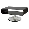 LOUNGE DESIGN TV TISCH von DESIGN DELIGHTSs Couch Fernseher retro rack L12 schwarz
