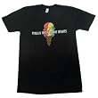PRETTY GIRLS MAKE GRAVES - Rainbow Cone - Black T-shirt