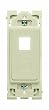 Leviton Renu QuickPort 2-Port Insert with Blank Adapter RE640-NS, in Navajo Sand