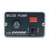 Rule Deluxe 3 Way Panel Lighted Switch F/ Auto Float - Model 41 Marine Plumbing Systems
