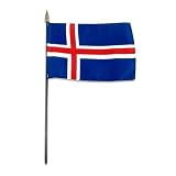 Iceland Flag 4 x 6 inch