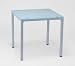 10mm���@�����K���X�_�C�j���O�e�[�u�� 75X75cm �z���C�g�i���j�@2�l�p