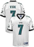 Michael Vick Jersey: Reebok White Replica #7 Philadelphia Eagles Jersey - XX-Large