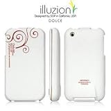 SGP �A�C�t�H�� �P�[�X illuzion �y DOLCE WHITE �z ���� �t���b�v�^�C�v for iPhone 3G/3GS�@ (���i�C���[�W)