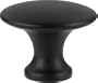 Matte Black Sleek Cabinet Knob