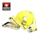 Buy 2 X 27' Ratchet Cargo Tie Down Strap, 10,000 Lb. Heavy Duty. by CVF Supply