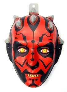 Darth Maul Plastic Mask Child Costume Accessory