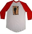 THURSDAY - Walk Away - Longsleeve Red / White 3/4 Baseball Shirt