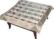 Tablecloth in Tissue Silk Handmade Home Decor from India (btc075)