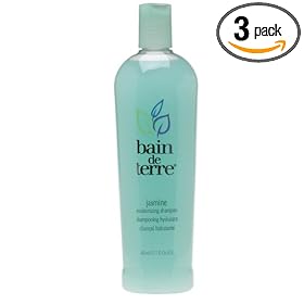 Bain de Terre Jasmine Moisturizing Shampoo 13.5 Ounces (Pack of 3)