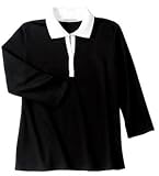 Port Authority Maternity 3/4 Sleeve Split Placket Sport Shirt.