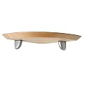 Corner Zen Shelf Kit - Birch/ Silvertone (12")