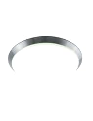 Alico Lighting FML500-10-98 Flush Mount Light, Brushed Aluminum Finish with White Opal Glass Shades