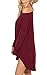 Sarin Mathews Womens Loose T Shirts Home Long Sleeve Casual Hem Top Blouse