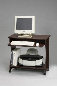 ウッドパソコンデスク　80サイズ　ダークブラウン PW-8000(DBR) 
