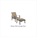 IMAGE OF Cortland Sling Ottoman Finish: Tuscan Sand, Fabric: Cortez Pewter