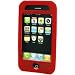 RED Soft feel Jelly Silicone Case Cover for Cingular ATT Apple iPhone 3G