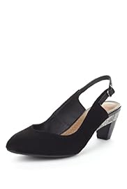 Footglove™ Fashion Mid Heel Slingback Shoes
