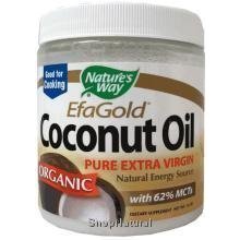 EFAGold Coconut Oil, Extra Virgin, Organic, 16 oz.