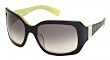 Tres Noir Femme Fatale Glasses Black with Lime Green