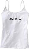 AMERICA - USA - Country Series - White Women's / Girls Camisole (Girlie / Babydoll)