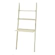 Mintra White Finish 3-Tier Laptop Book Shelf