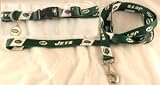 New York Jets Football Team Logo Large Collar, Leash & ID Tag